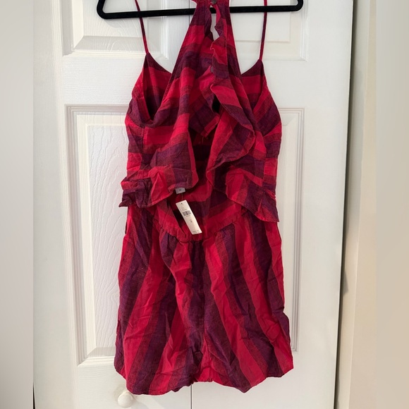 Anthropologie Striped Ruffle Romper - Picture 3 of 5